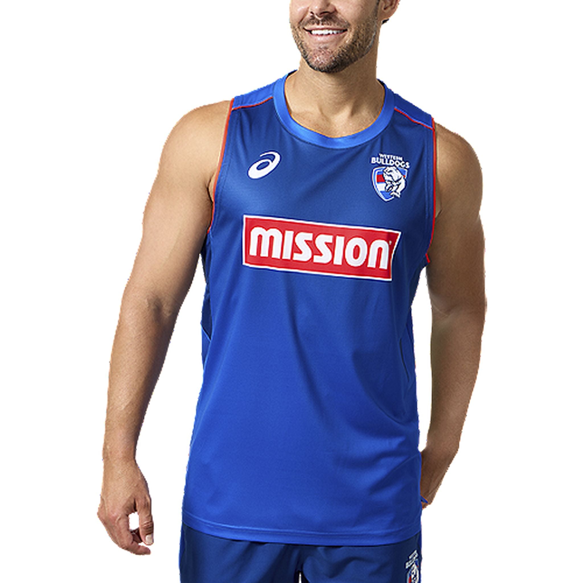 ASICS AFL Western Bulldogs Mens Training Tank