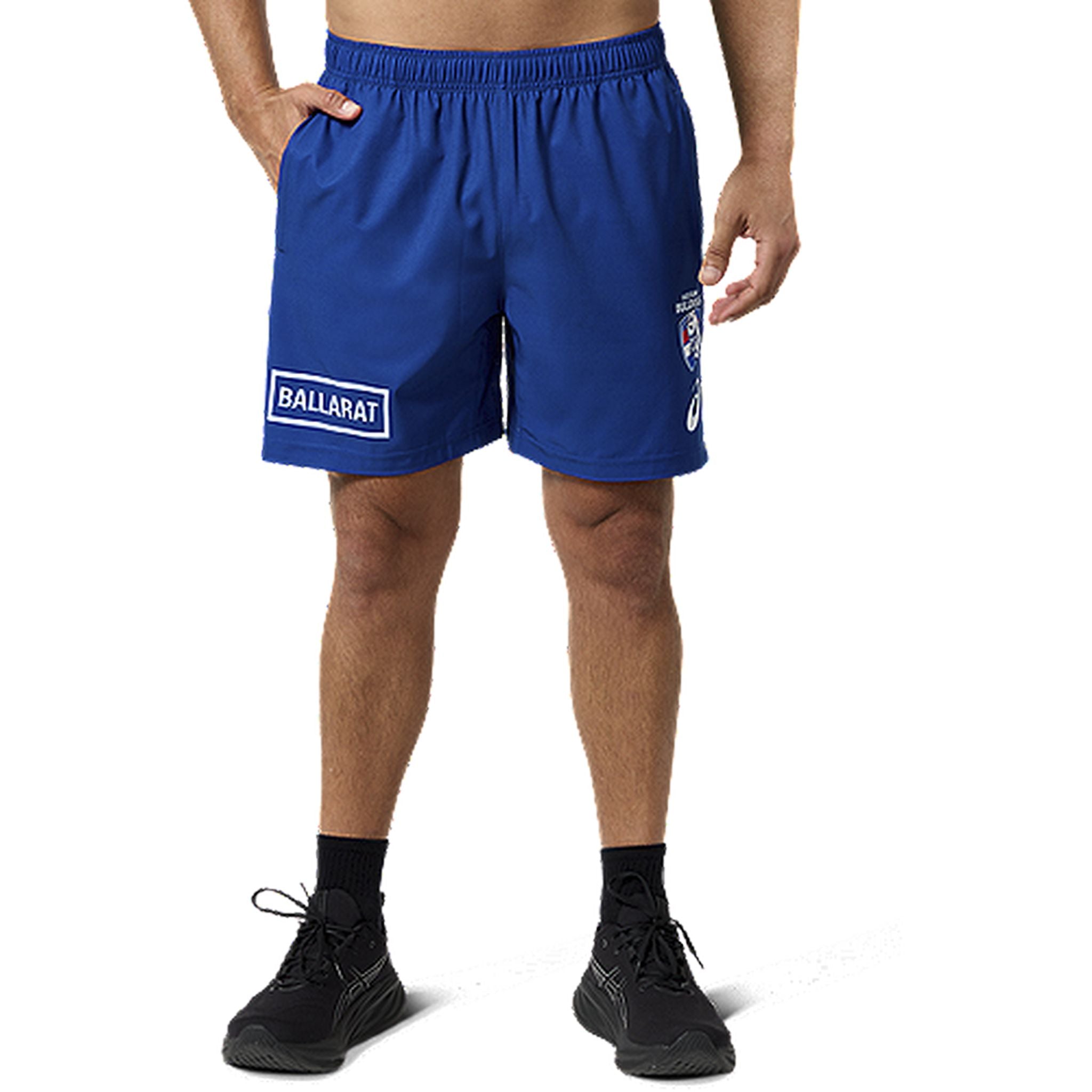 ASICS AFL Western Bulldogs Replica Mens Gym Shorts