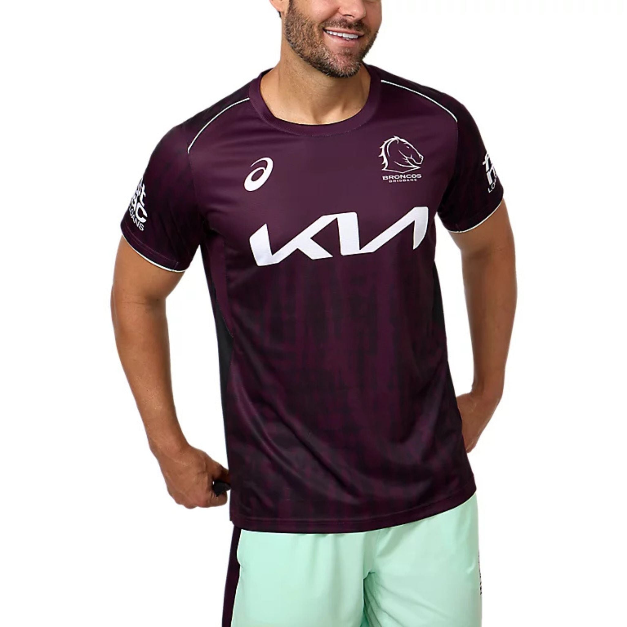 ASICS Brisbane Broncos Mens Training Tee