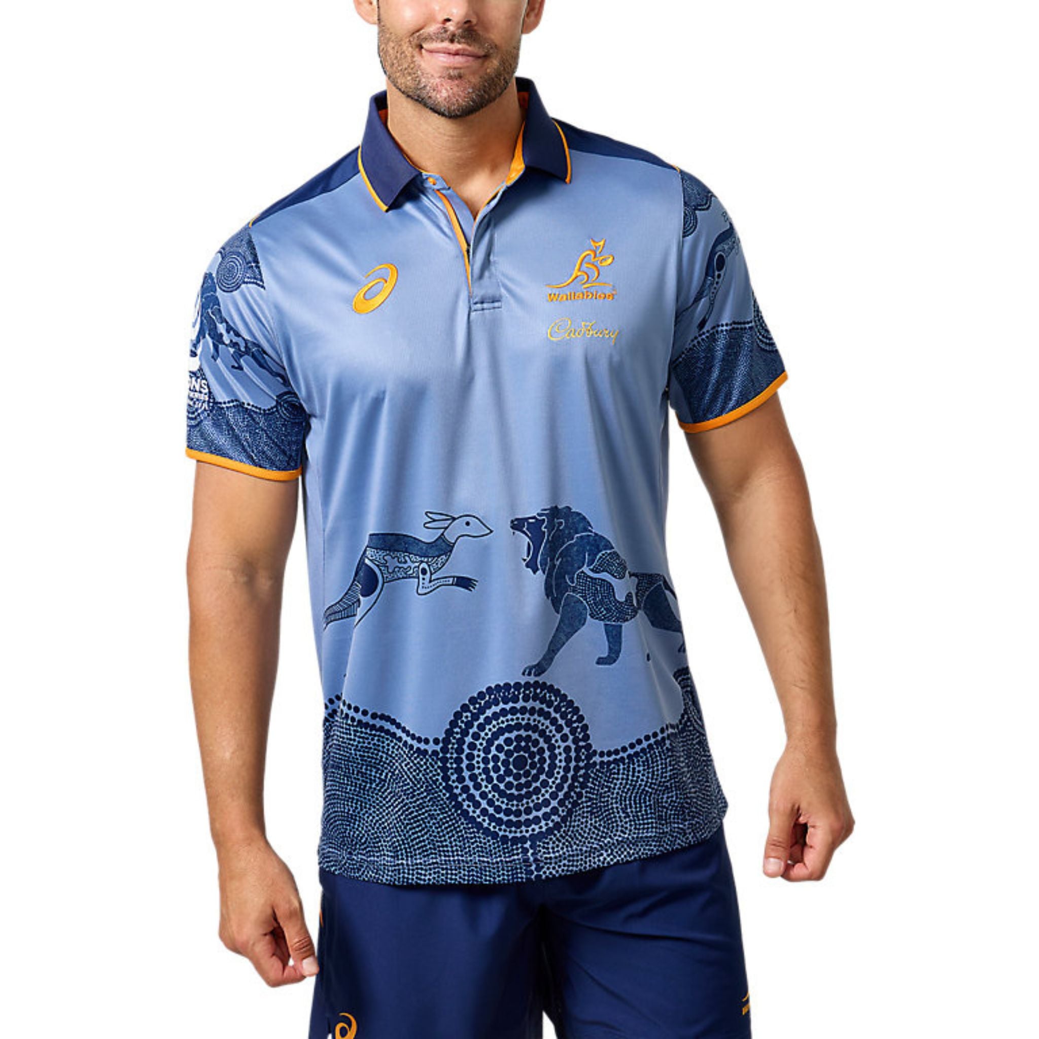 ASICS Wallabies Mens Training Polo