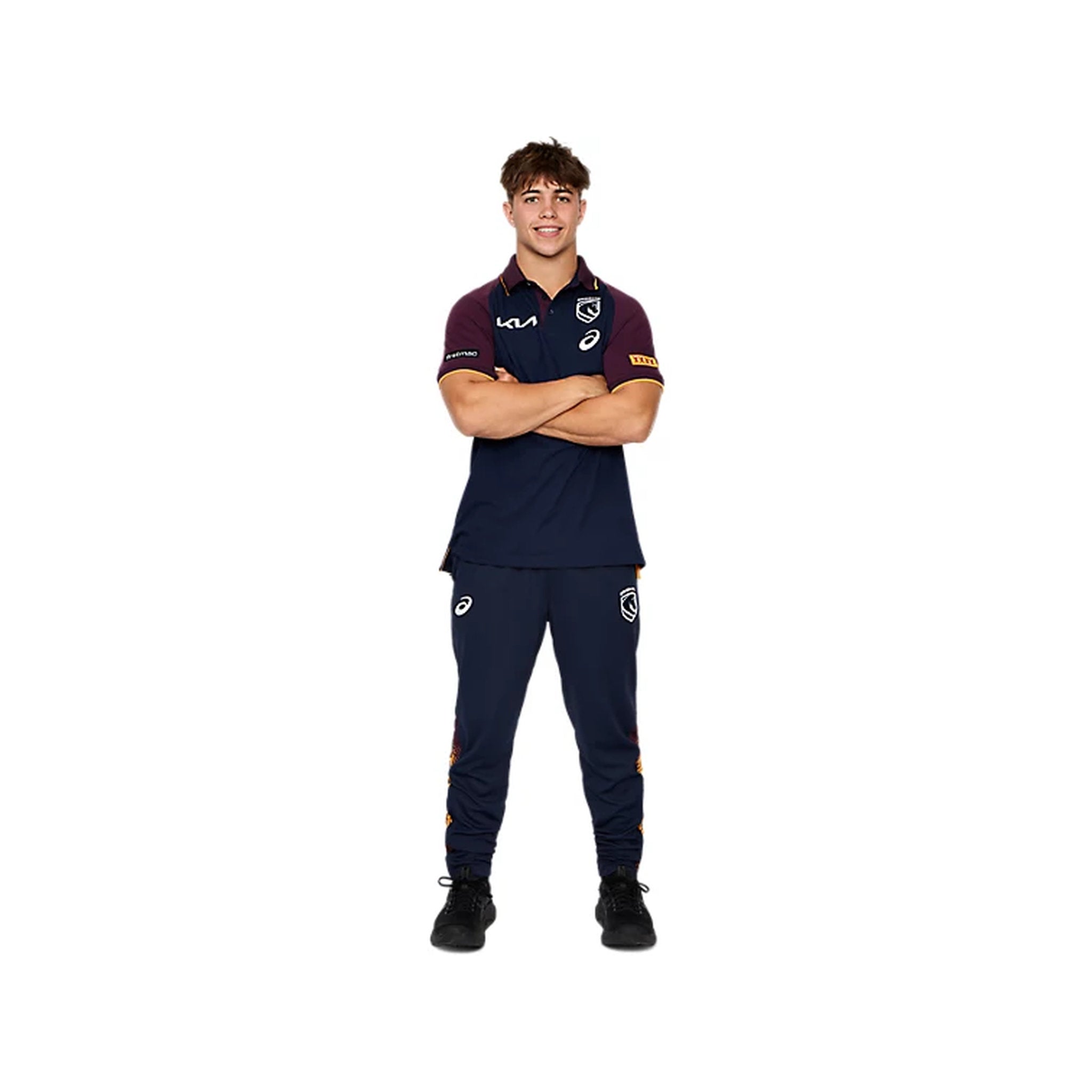 ASICS Brisbane Broncos 2026 Mens Team Polo