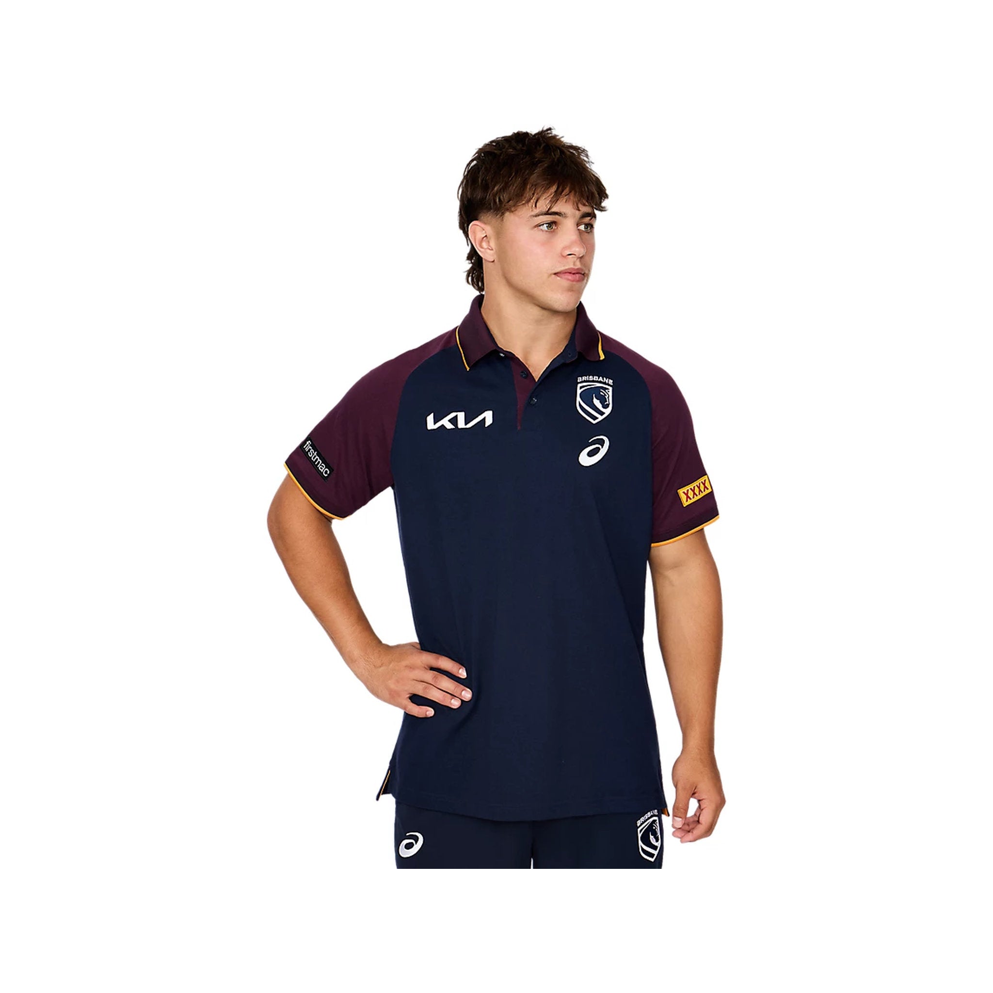 ASICS Brisbane Broncos 2026 Mens Team Polo