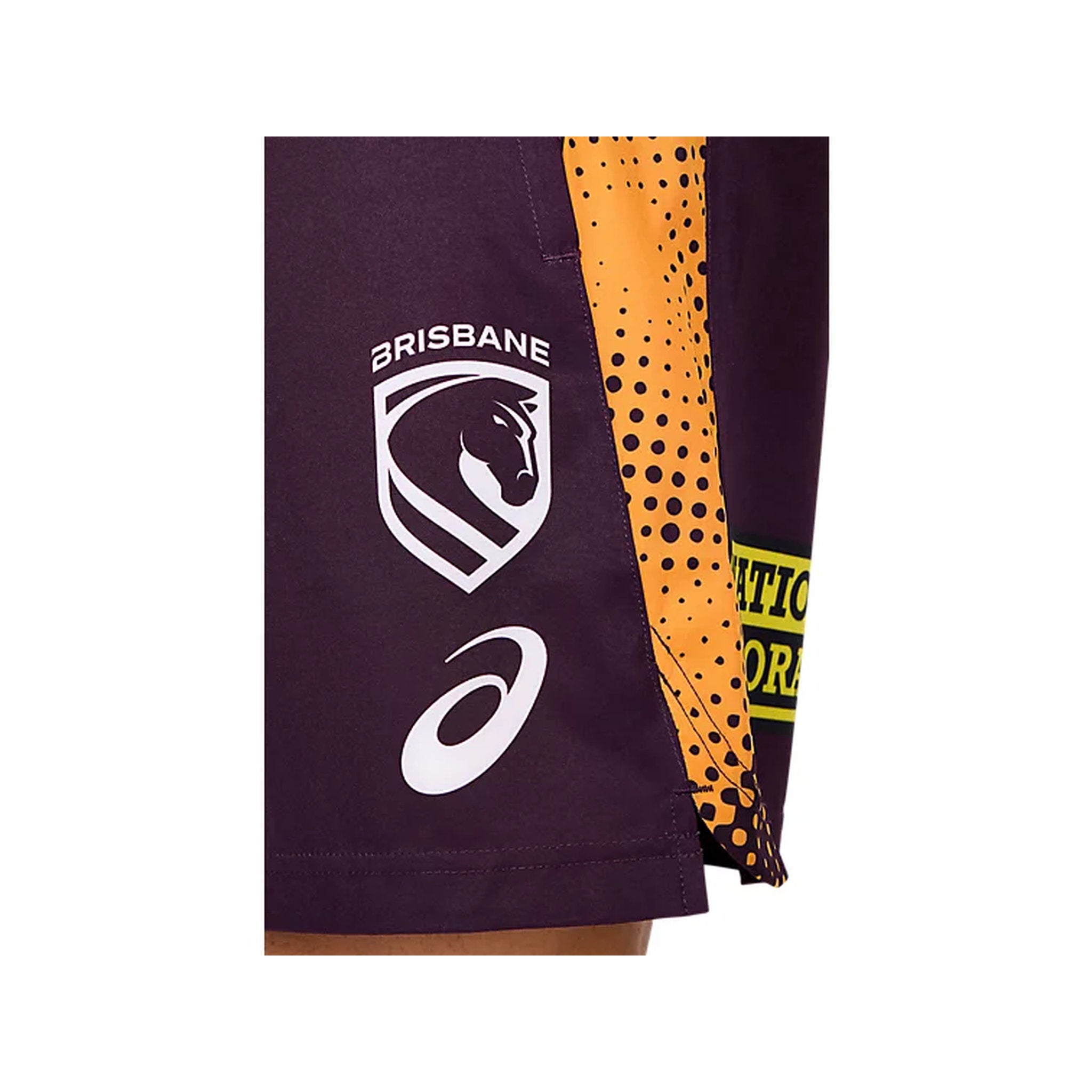 ASICS Brisbane Broncos 2026 Replica Mens Training Shorts