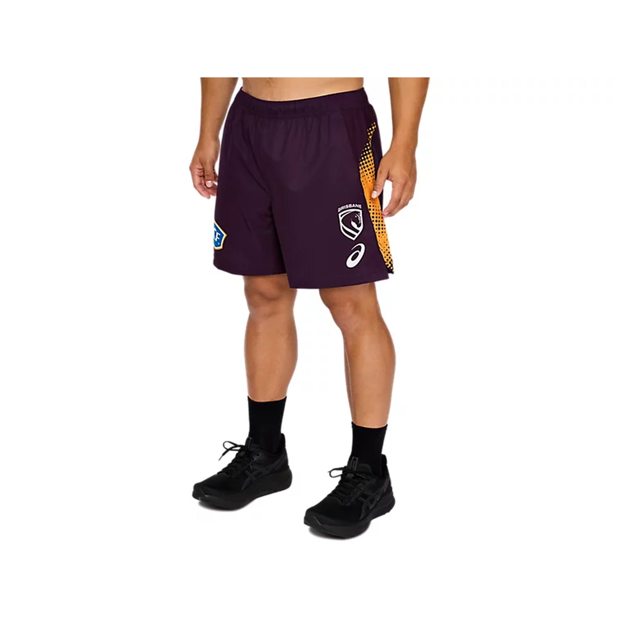 ASICS Brisbane Broncos 2026 Replica Mens Training Shorts
