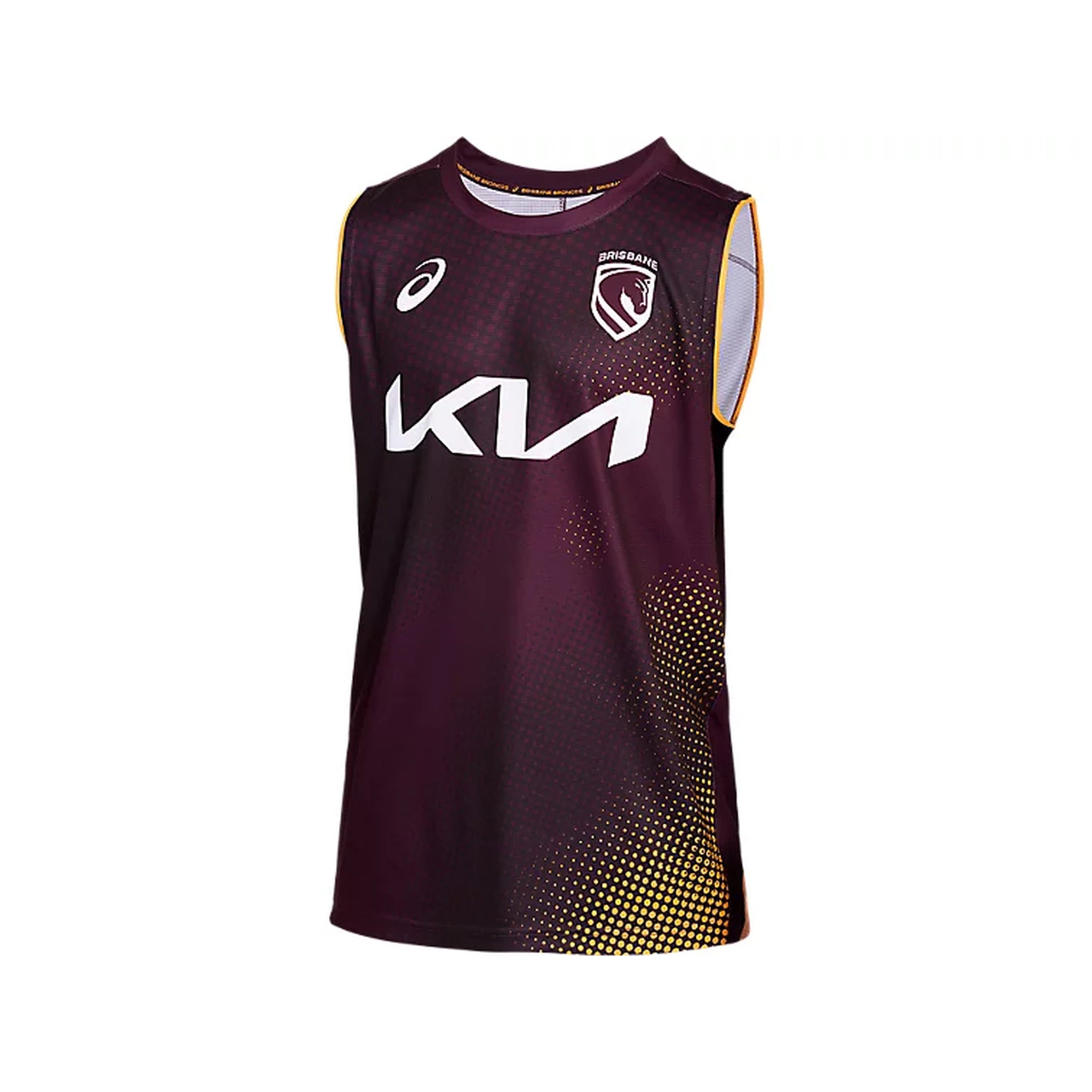 ASICS Brisbane Broncos 2026 Mens Training Tank – SportsPower Australia