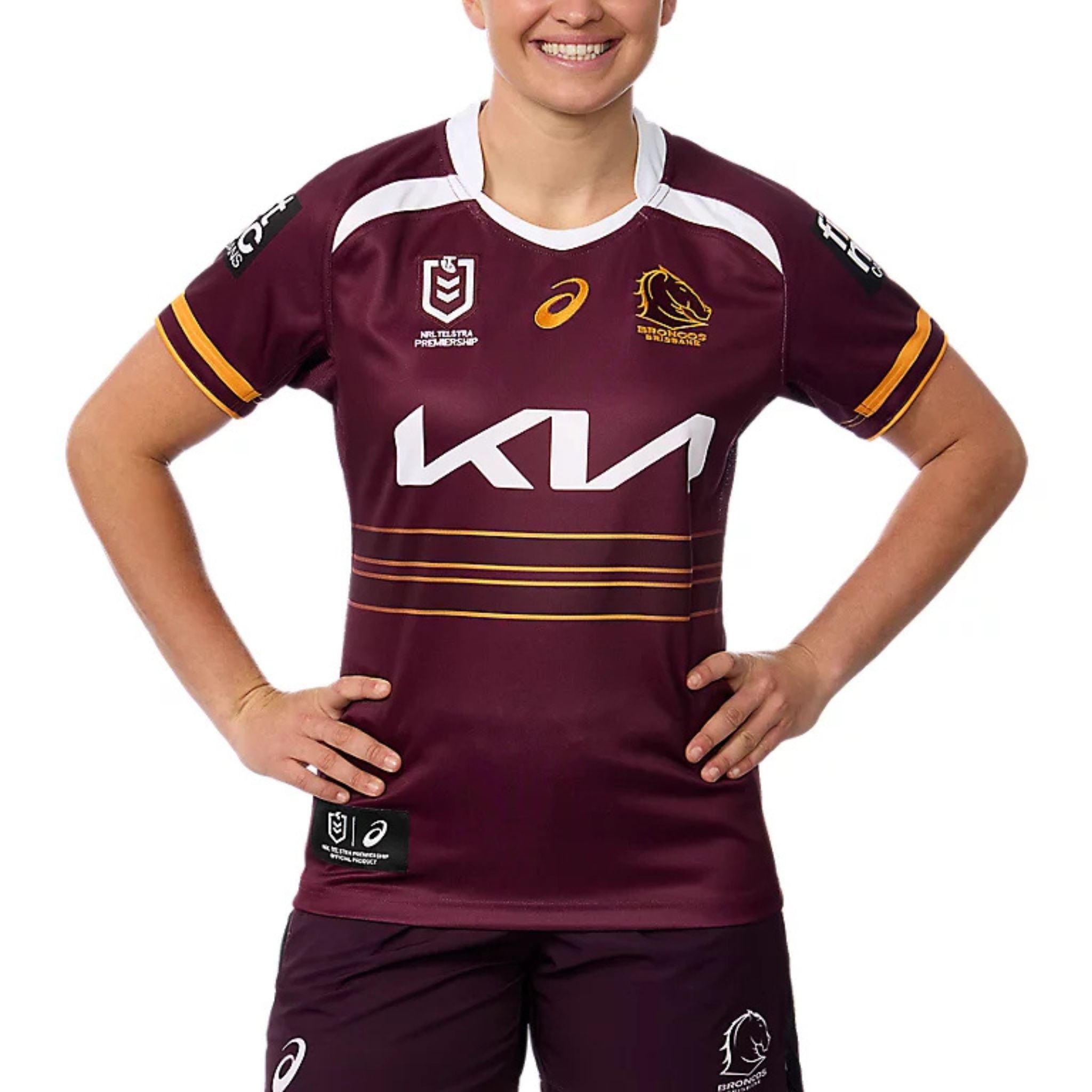 ASICS Brisbane Broncos Womens Home Jersey