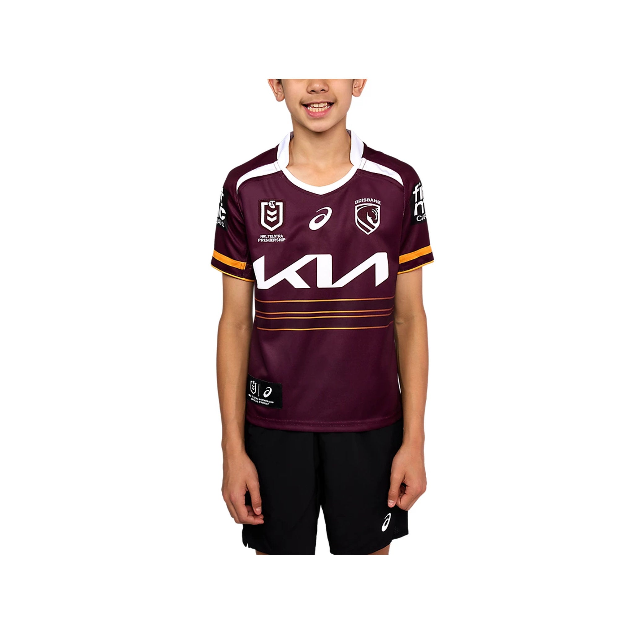 ASICS Brisbane Broncos 2026 Replica Kids Home Jersey