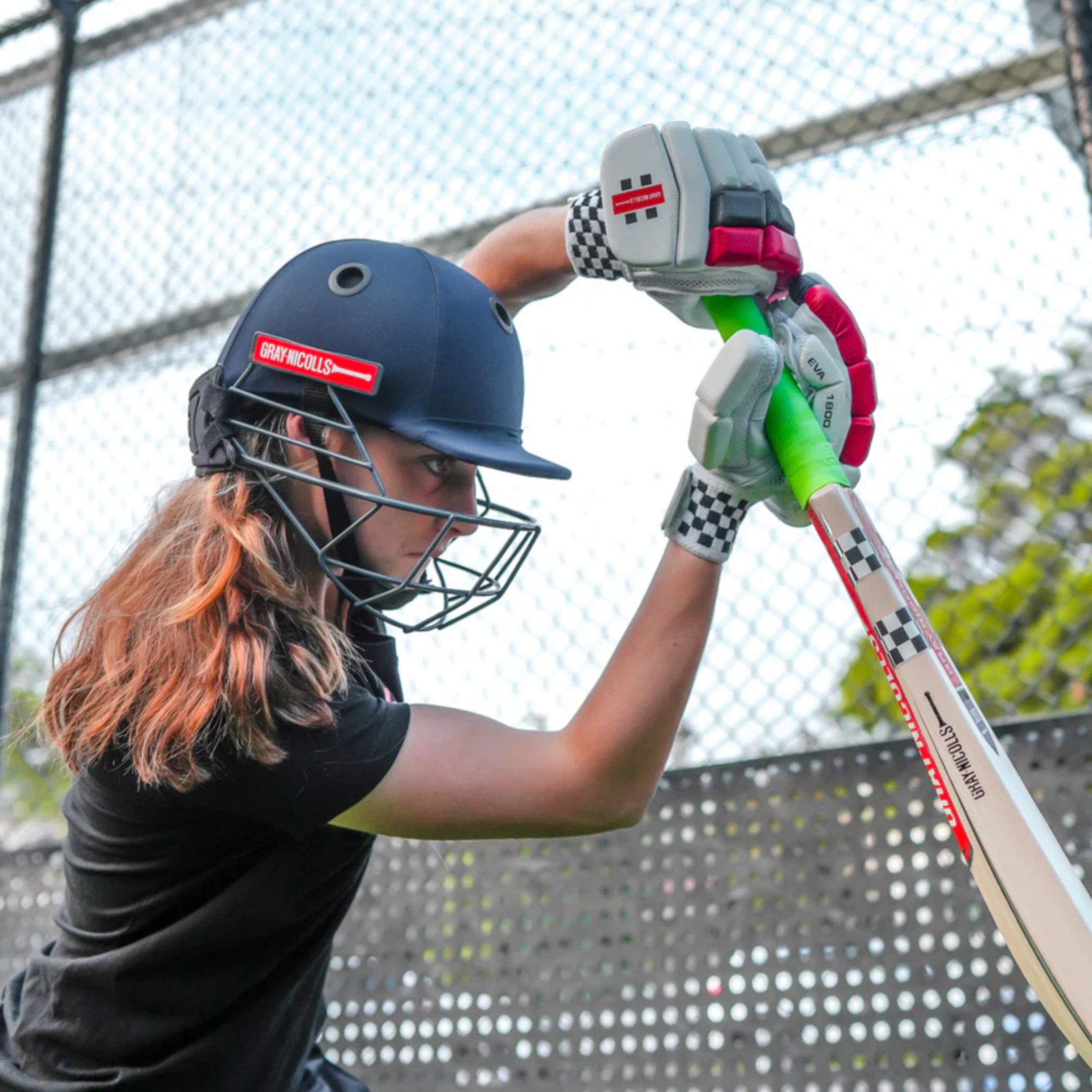 Gray-Nicolls Kids Elite Helmet with Neckguard