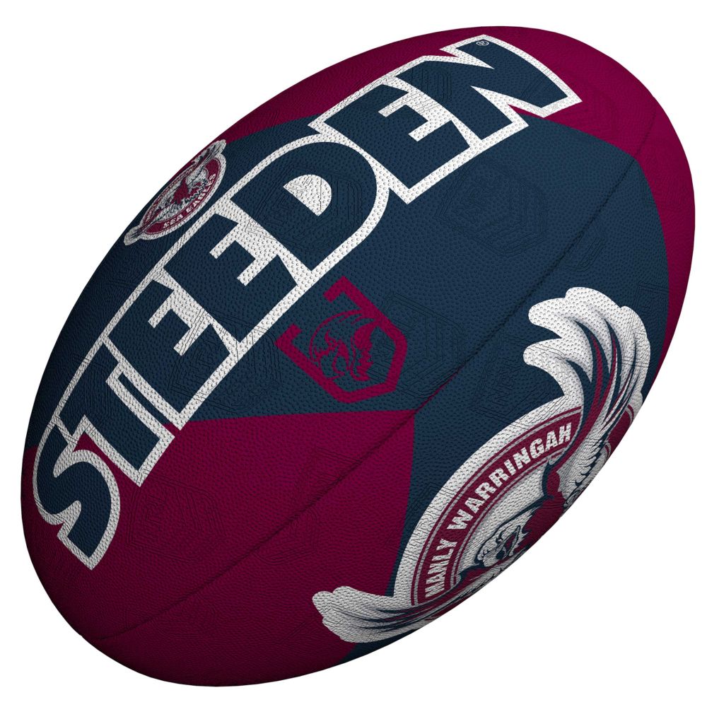 Steeden NRL Eagles Team Supporter Rugby League Balls - Size 5