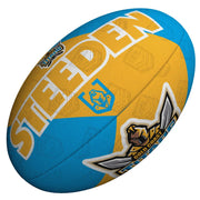 Steeden NRL Titans Team Supporter Rugby League Balls - Size 5