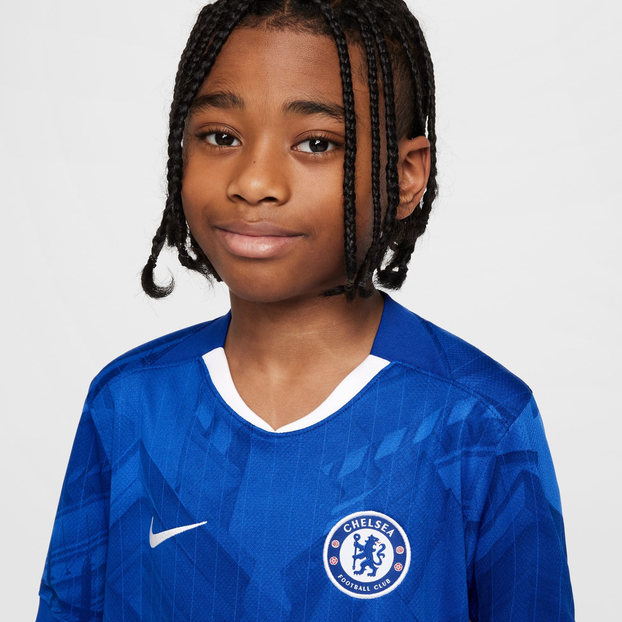 Nike Chelsea FC 2025/26 Stadium Home Dri-FIT Kids Soccer Replica Jersey