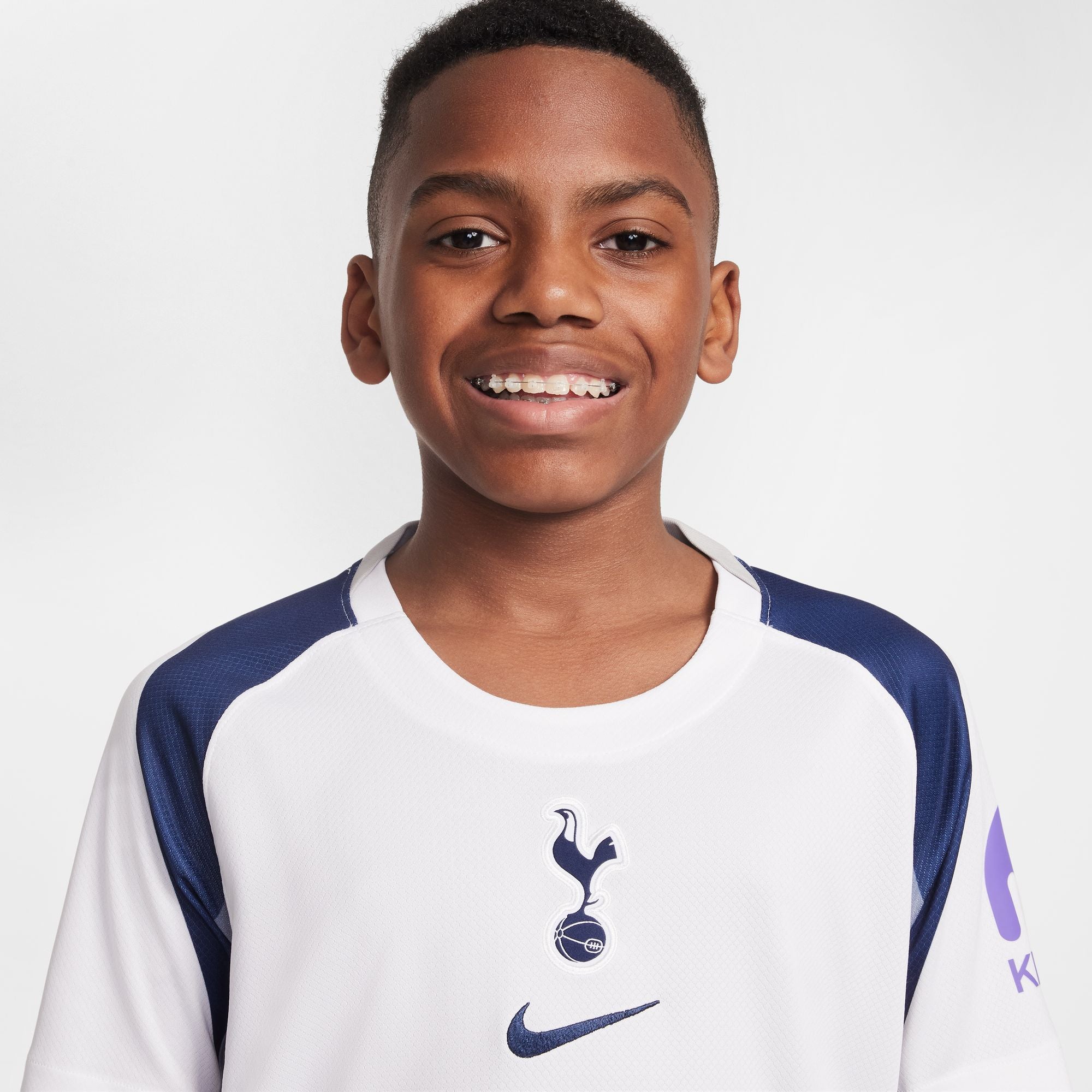 Nike Tottenham Hotspur 2025/26 Stadium Home Dri-FIT Kids Soccer Replica Jersey