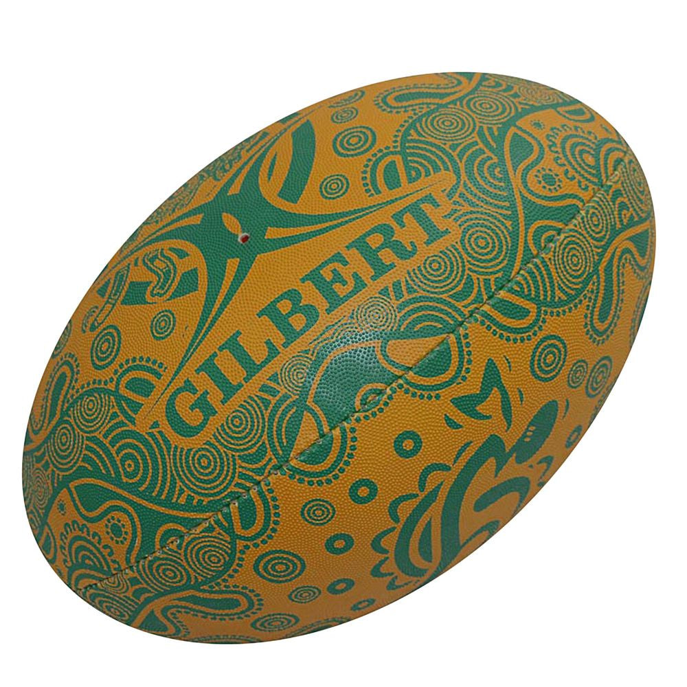 Gilbert Wallabies Supporter Rugby Ball - First Nations – SportsPower ...
