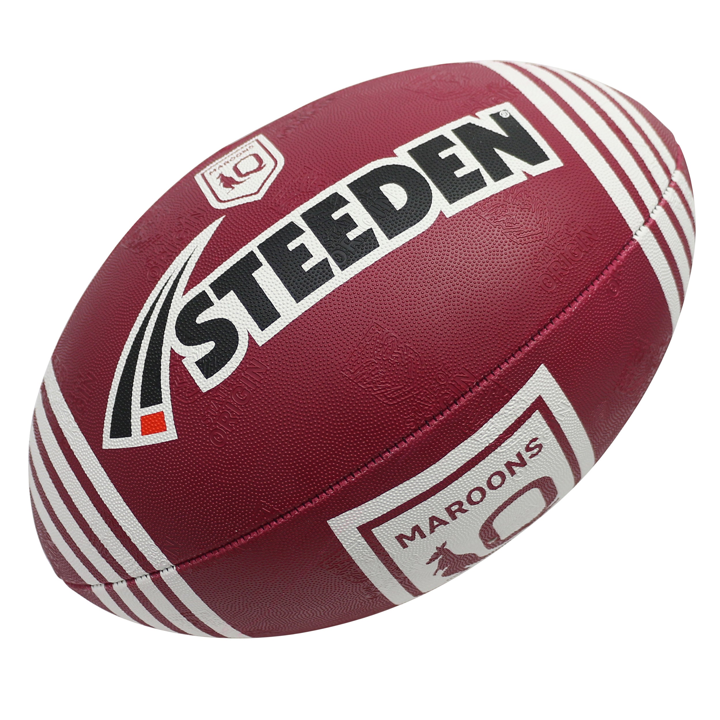Steeden State of Origin Maroons Rugby League Ball - 11 Inch