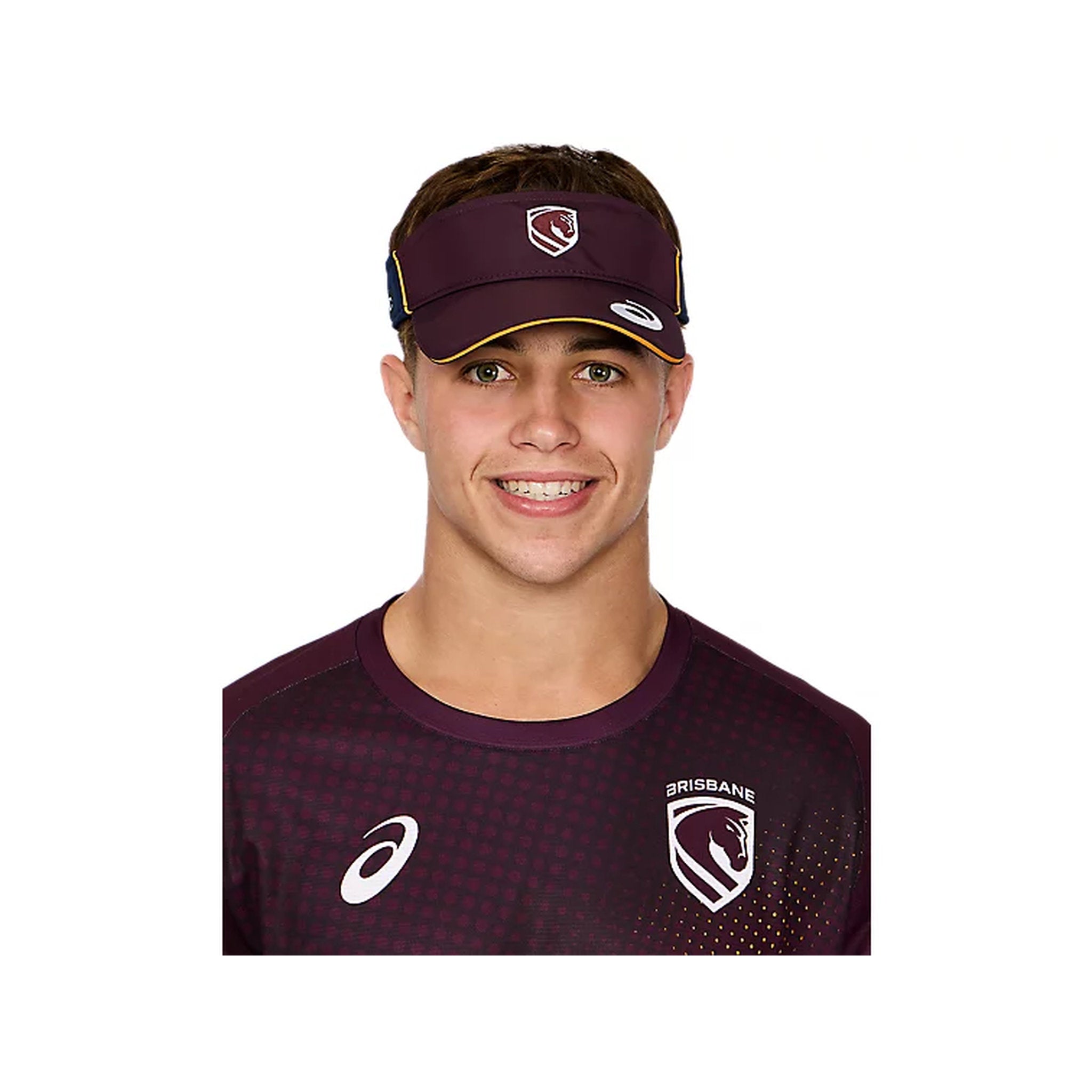 ASICS Brisbane Broncos 2026 Training Visor – SportsPower Australia