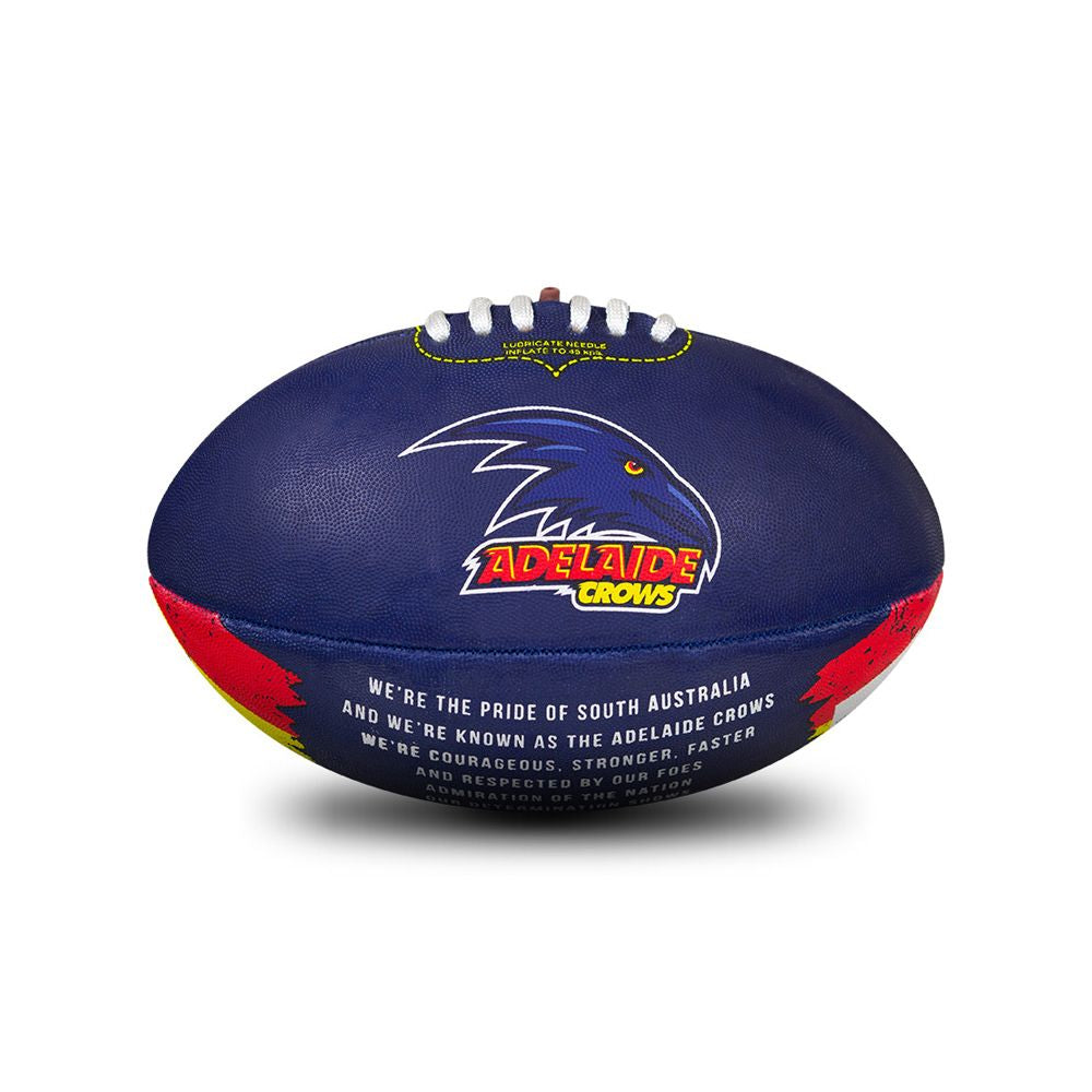 Sherrin AFL All Surface Synthetic Song Size #2 - Adelaide Crows