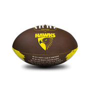 Sherrin AFL All Surface Synthetic Song Size #2 - Hawthorn Hawks