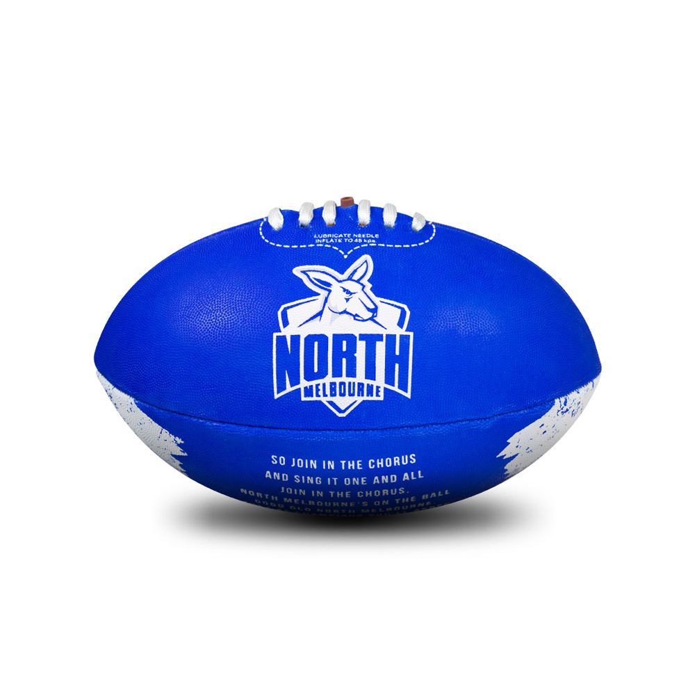 Sherrin AFL All Surface Synthetic Song Size #2 - Nth Melbourne Kangaroos