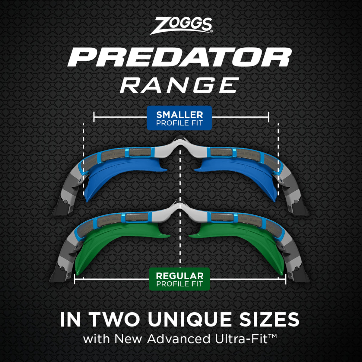 Zoggs Predator Swimming Goggles - Regular Fit