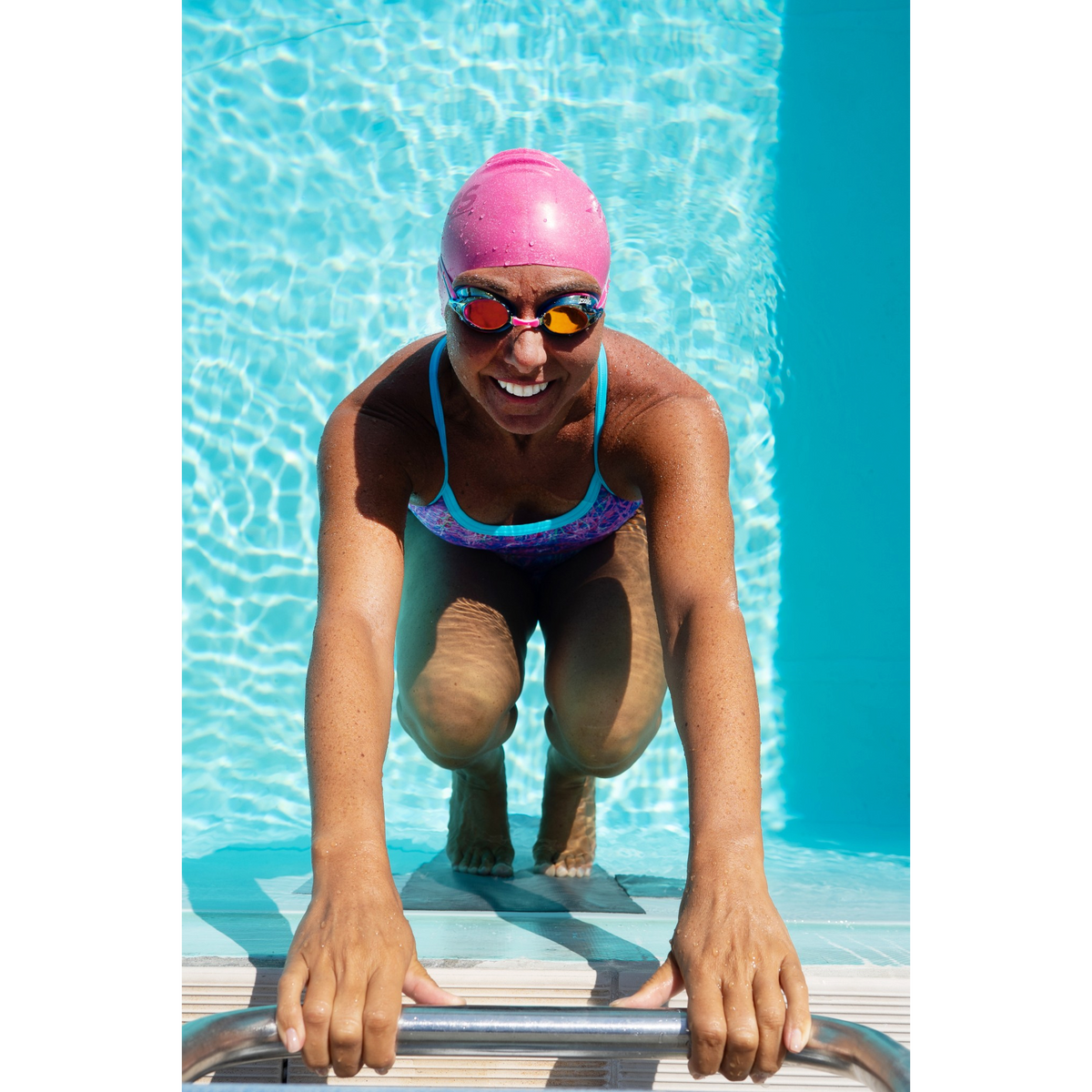 Zoggs Racespex Rainbow Mirror Swimming Goggles