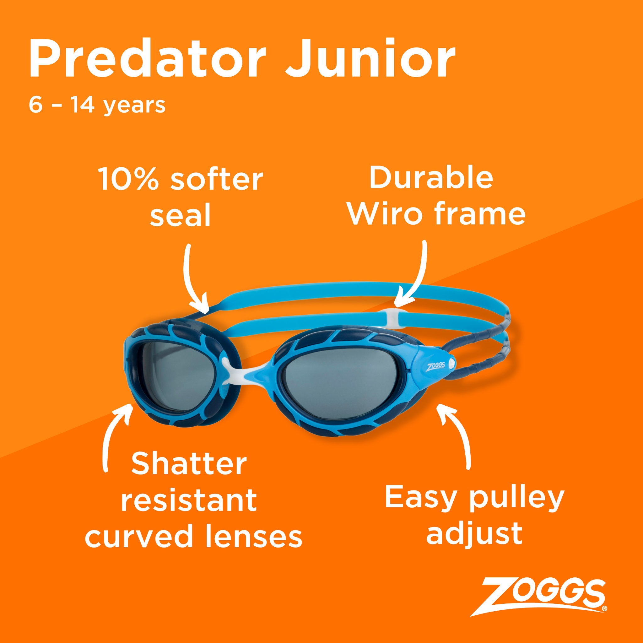 Zoggs Predator Junior Goggles