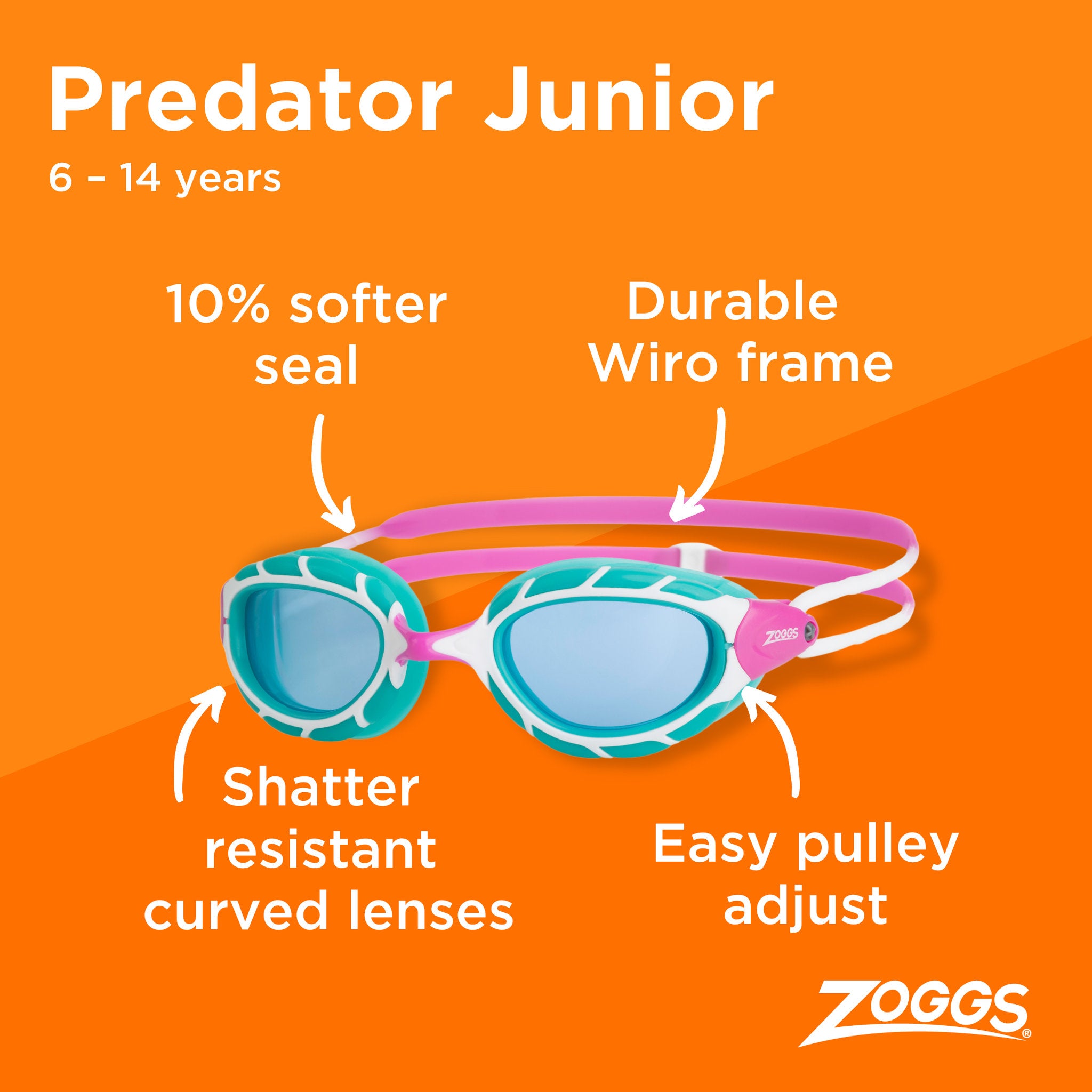 Zoggs Predator Junior Goggles