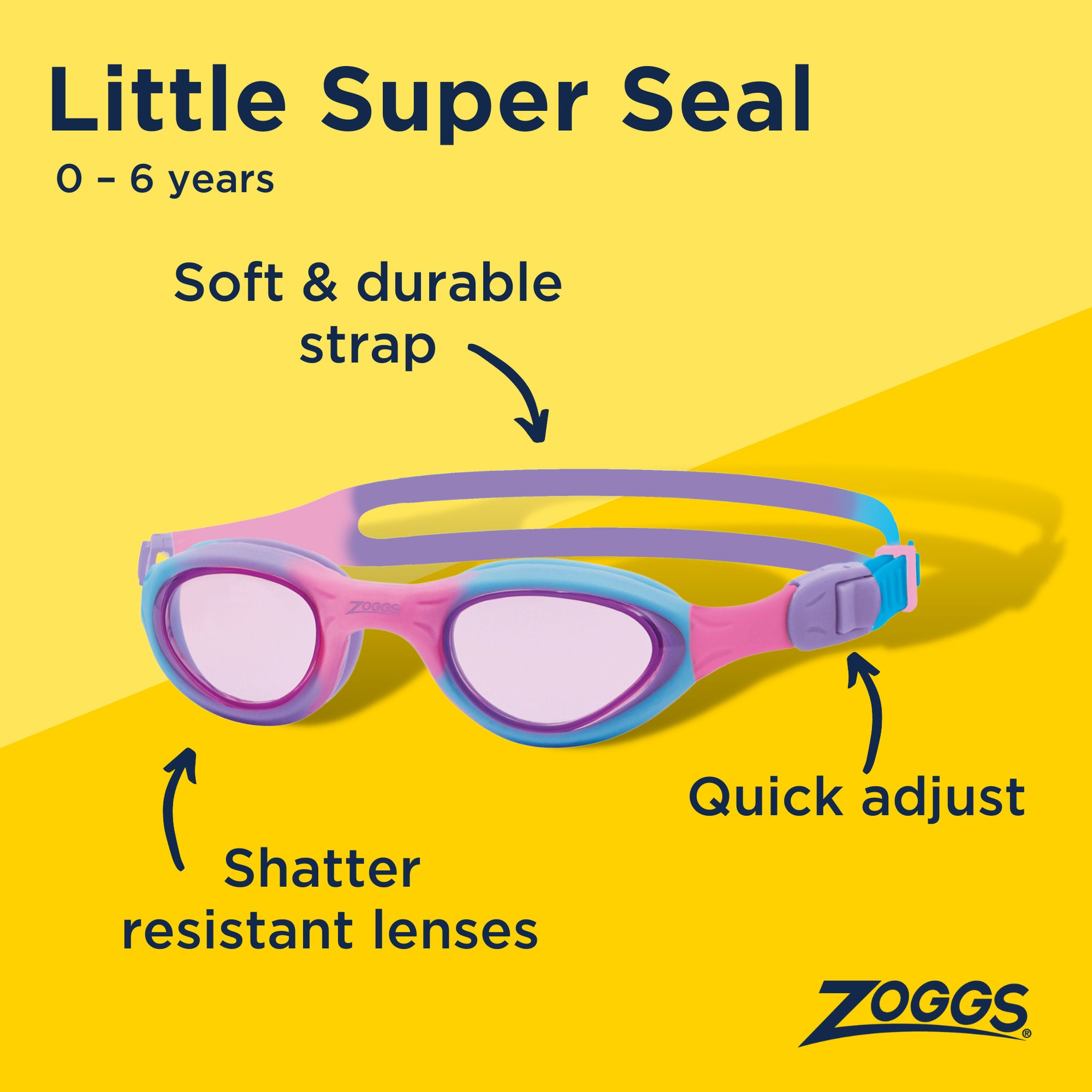 Zoggs Little Super Seal Kids Goggles