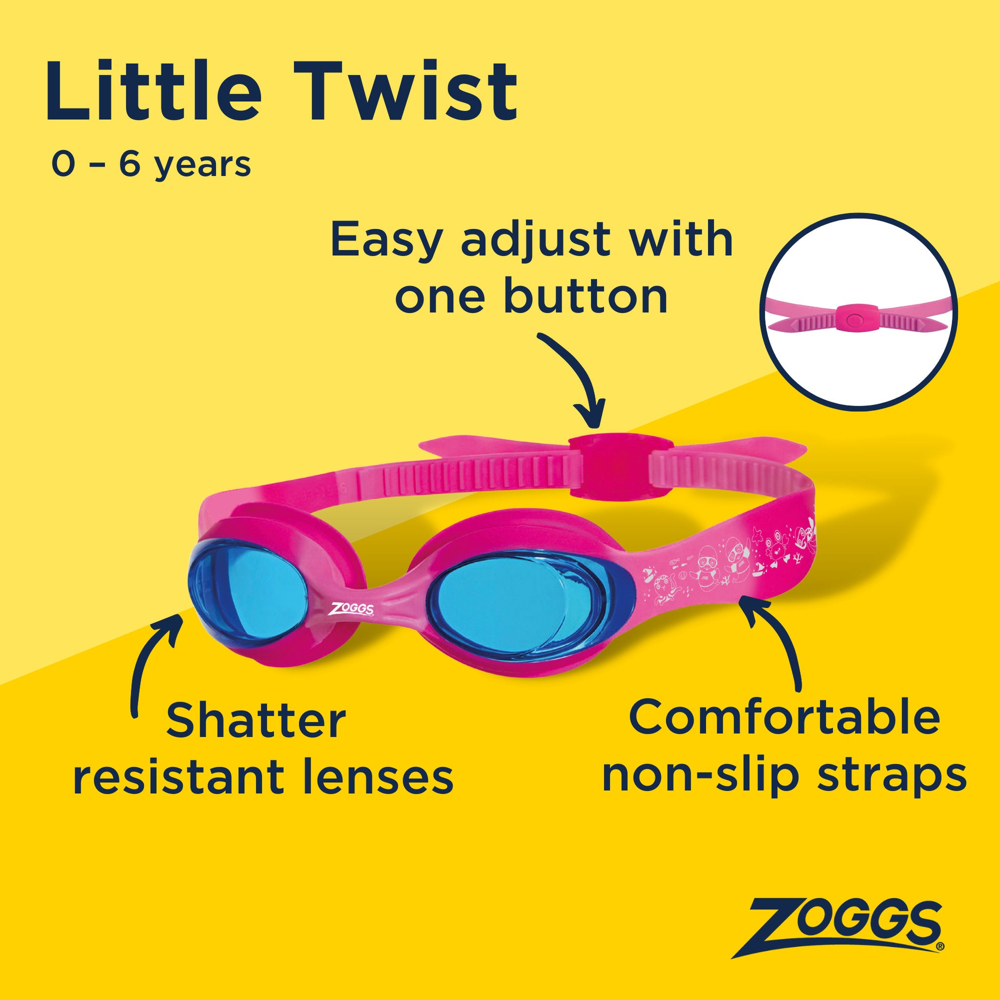 Zoggs Little Twist Kids Goggles