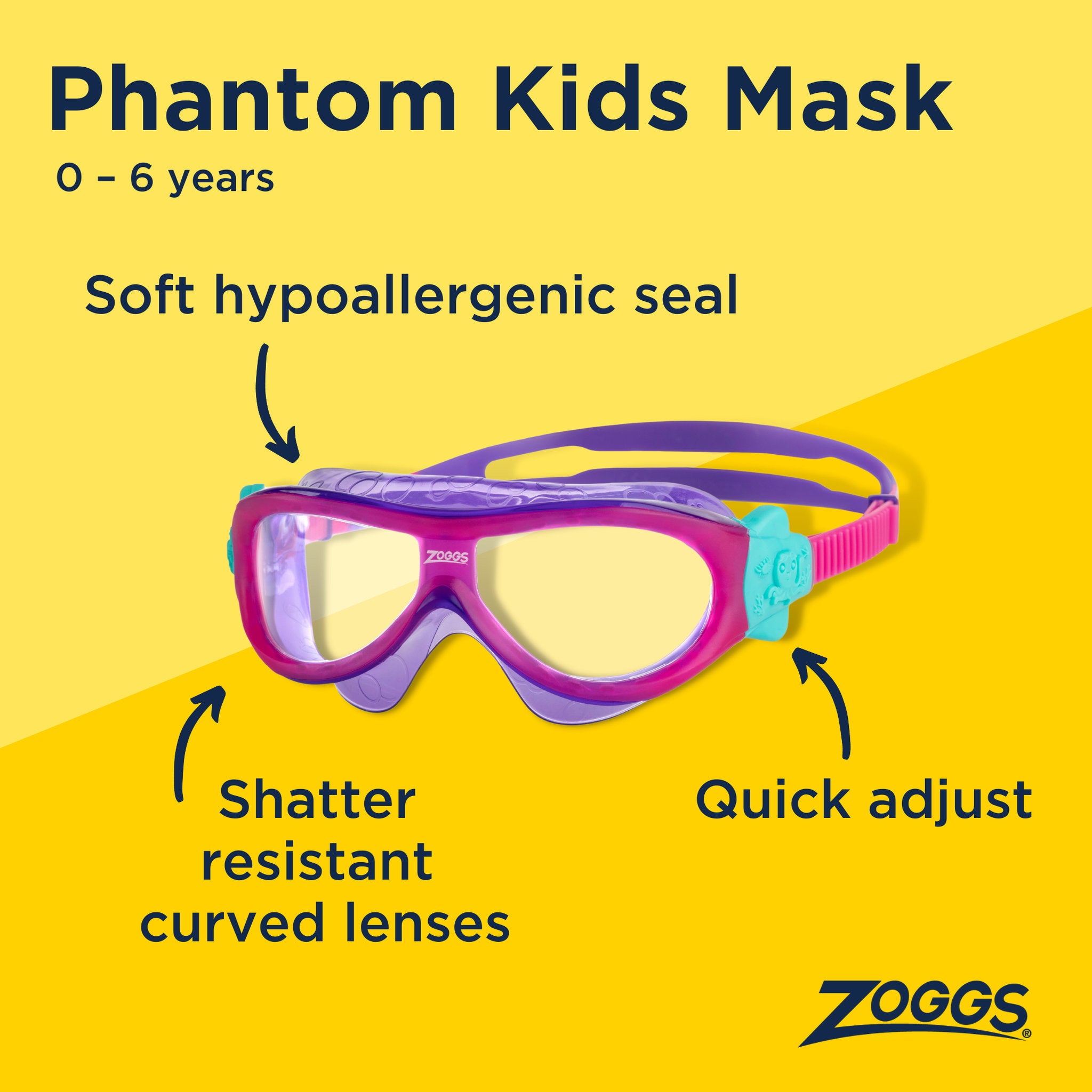 Zoggs Phantom Kids Mask