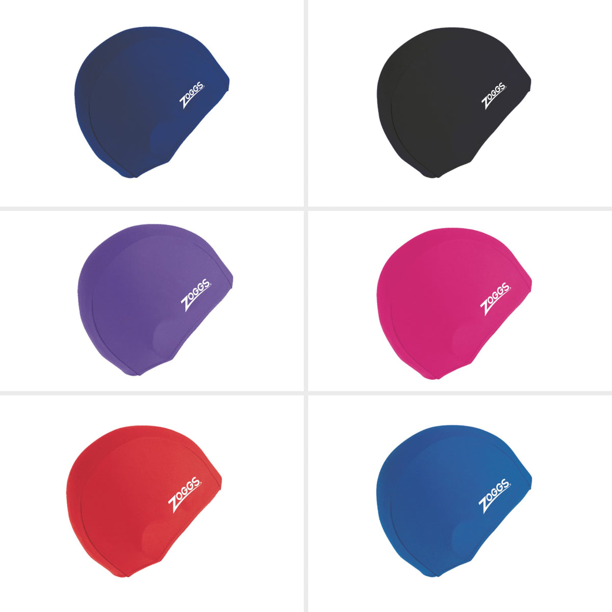 Zoggs Deluxe Stretch Cap Assorted Colours