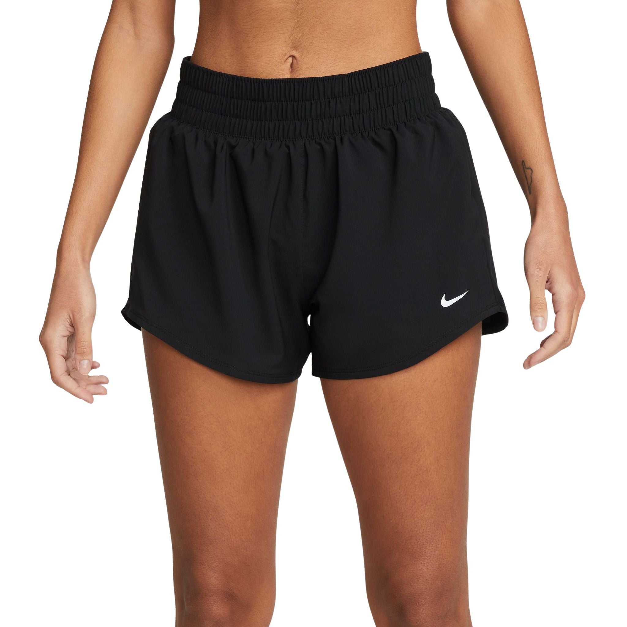 Nike One Dri-FIT Mid-Rise 3 Inch Brief-Lined Womens Shorts