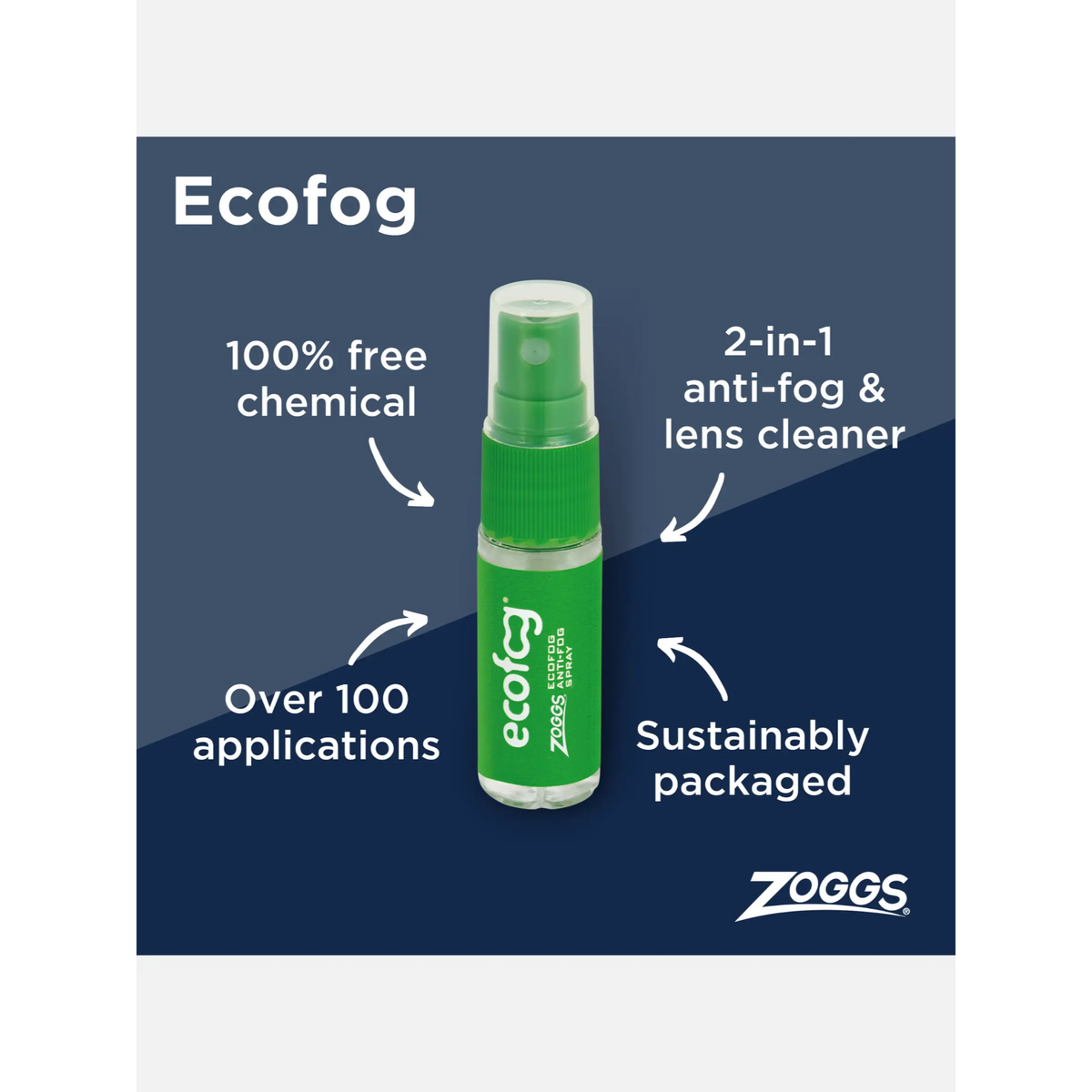 Zoggs EcoFog Anti Fog Goggle Spray