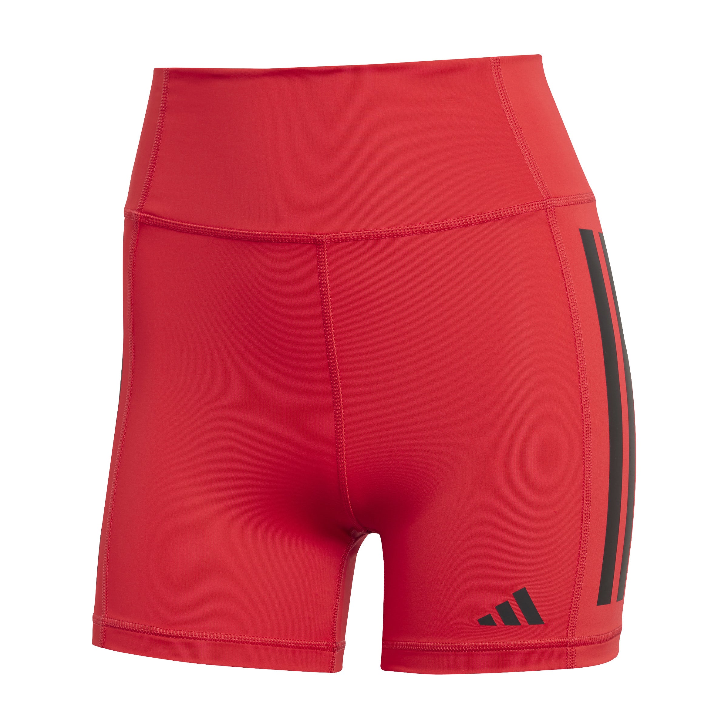 adidas Optime 3-Stripes 1/4 3 Inch Womens Short Leggings