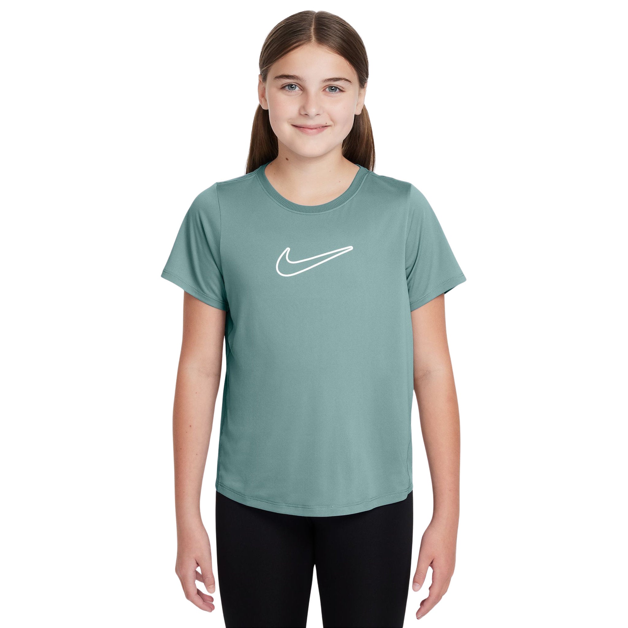Nike One Fitted Dri-FIT Short-Sleeve Kids Tee