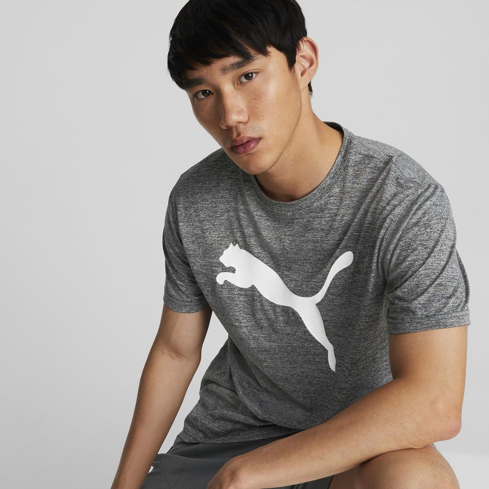Puma Train Fav Heather Cat Mens Tee