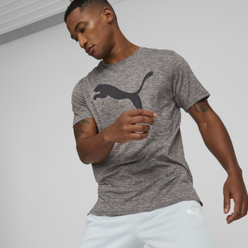 Puma Train Fav Heather Cat Mens Tee