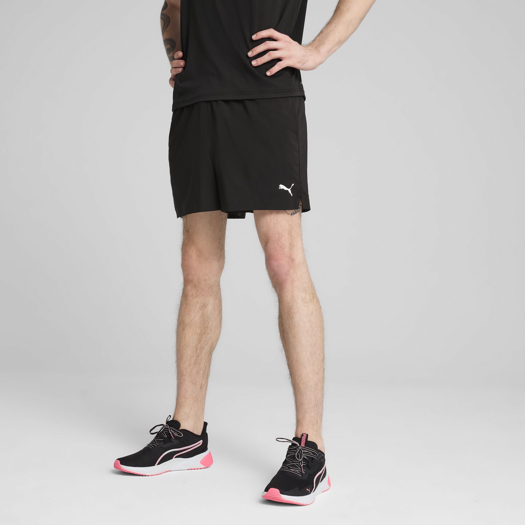 PUMA Train All Day ESS 5-Inch Woven Mens Shorts