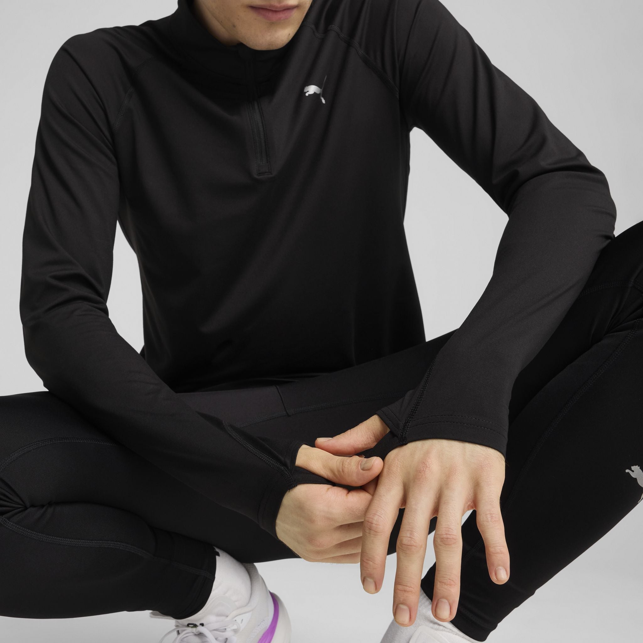 PUMA Velocity CLOUDSPUN Running Mens Quarter-Zip Top