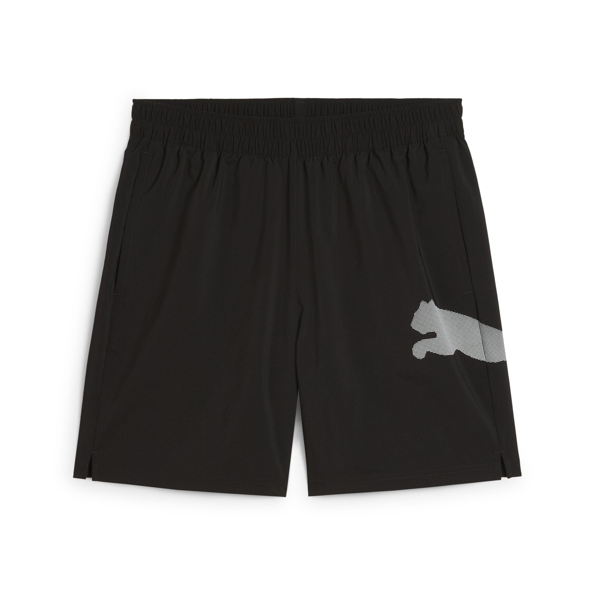 PUMA Train All Day Big Logo 7-Inch Mens Woven Shorts