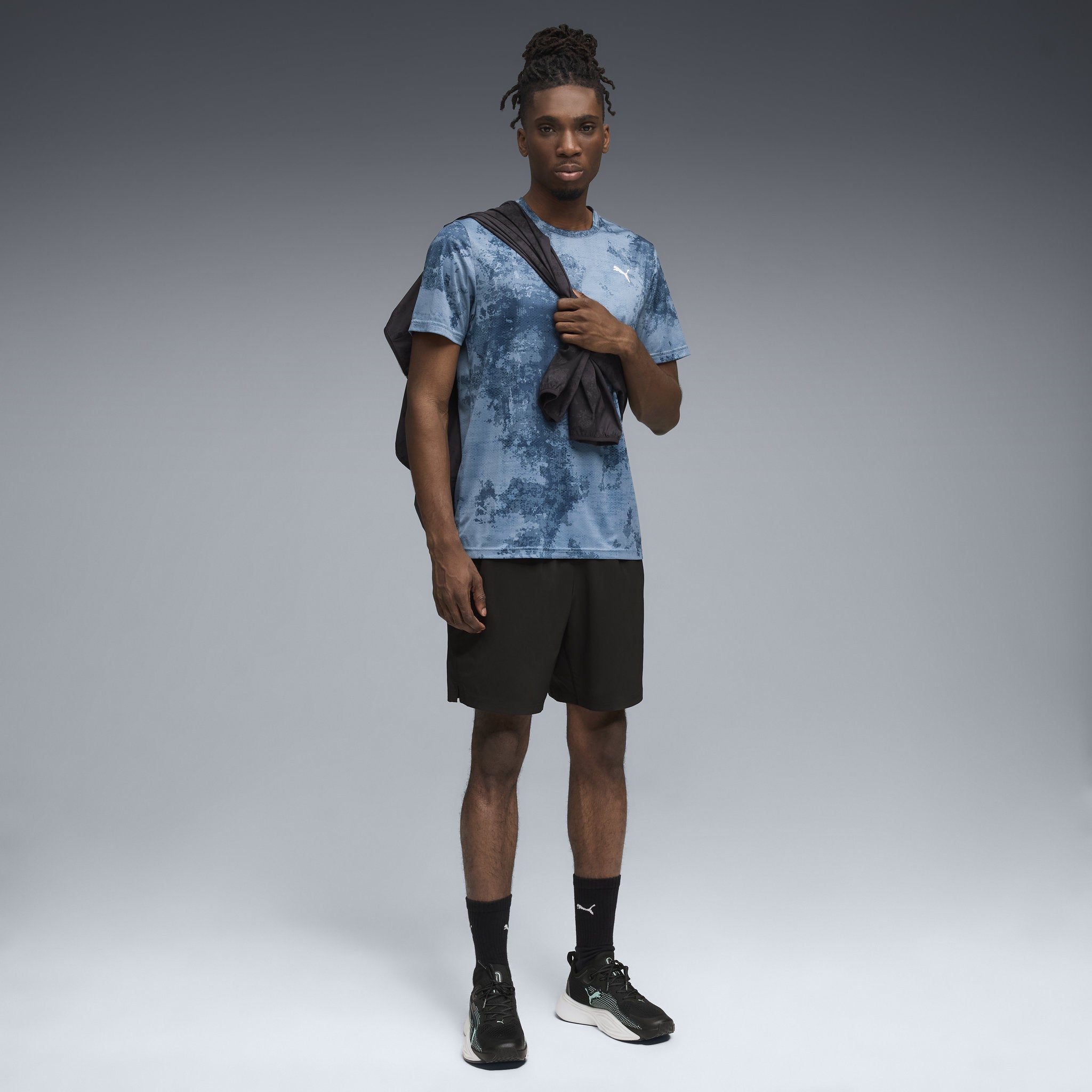 PUMA Train All Day Foundations 7-Inch Mens Woven Shorts