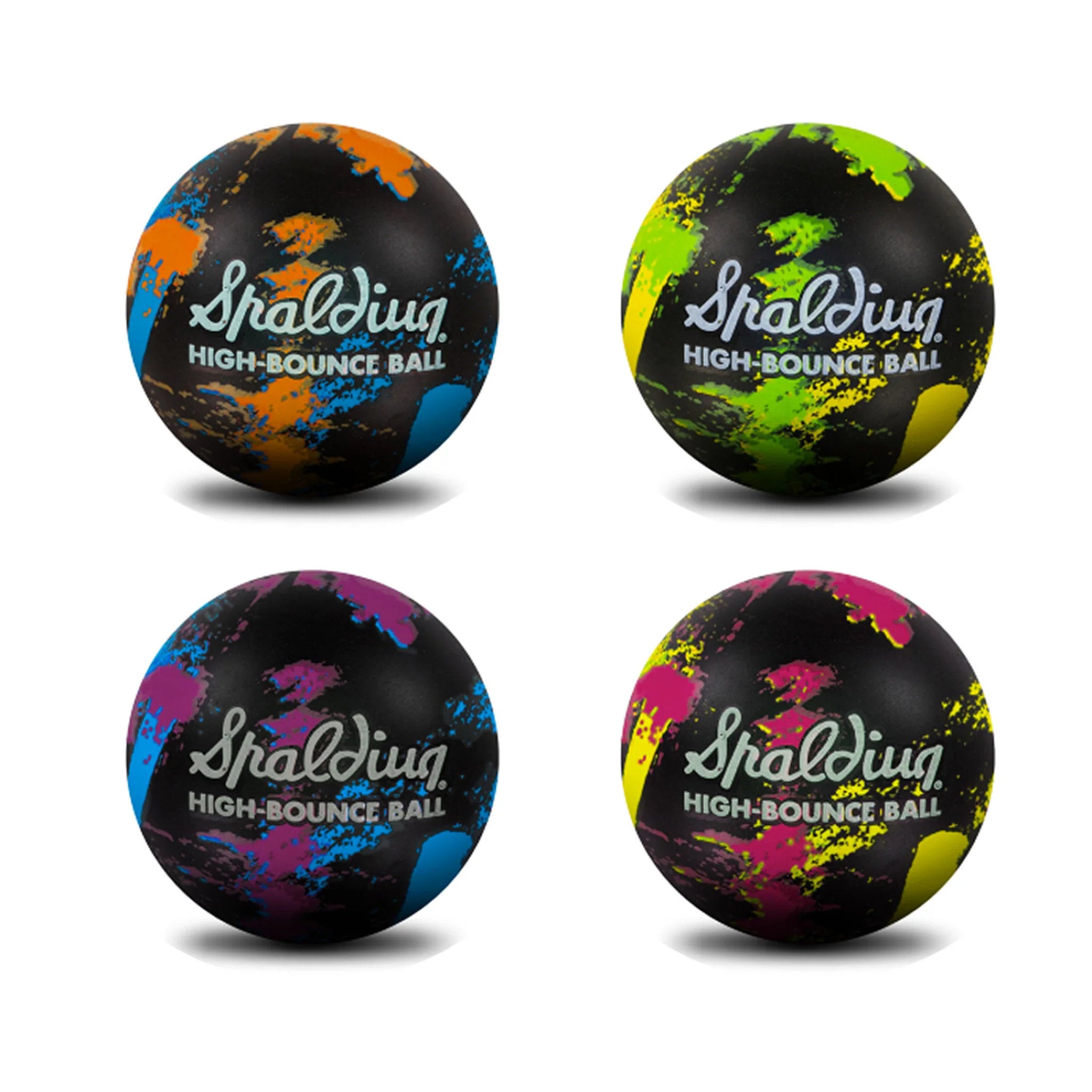 Spalding High Bounce Ball Fluro Marble