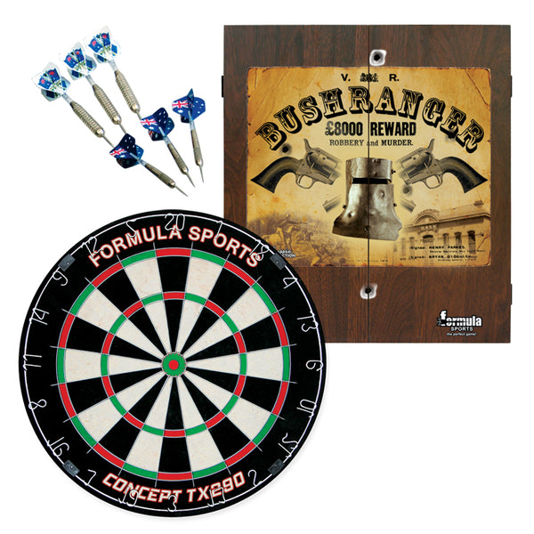 FormulaBushrangerDartboardCabinetSet
