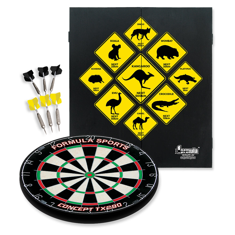 Formula Outback Dartboard Cabinet Set