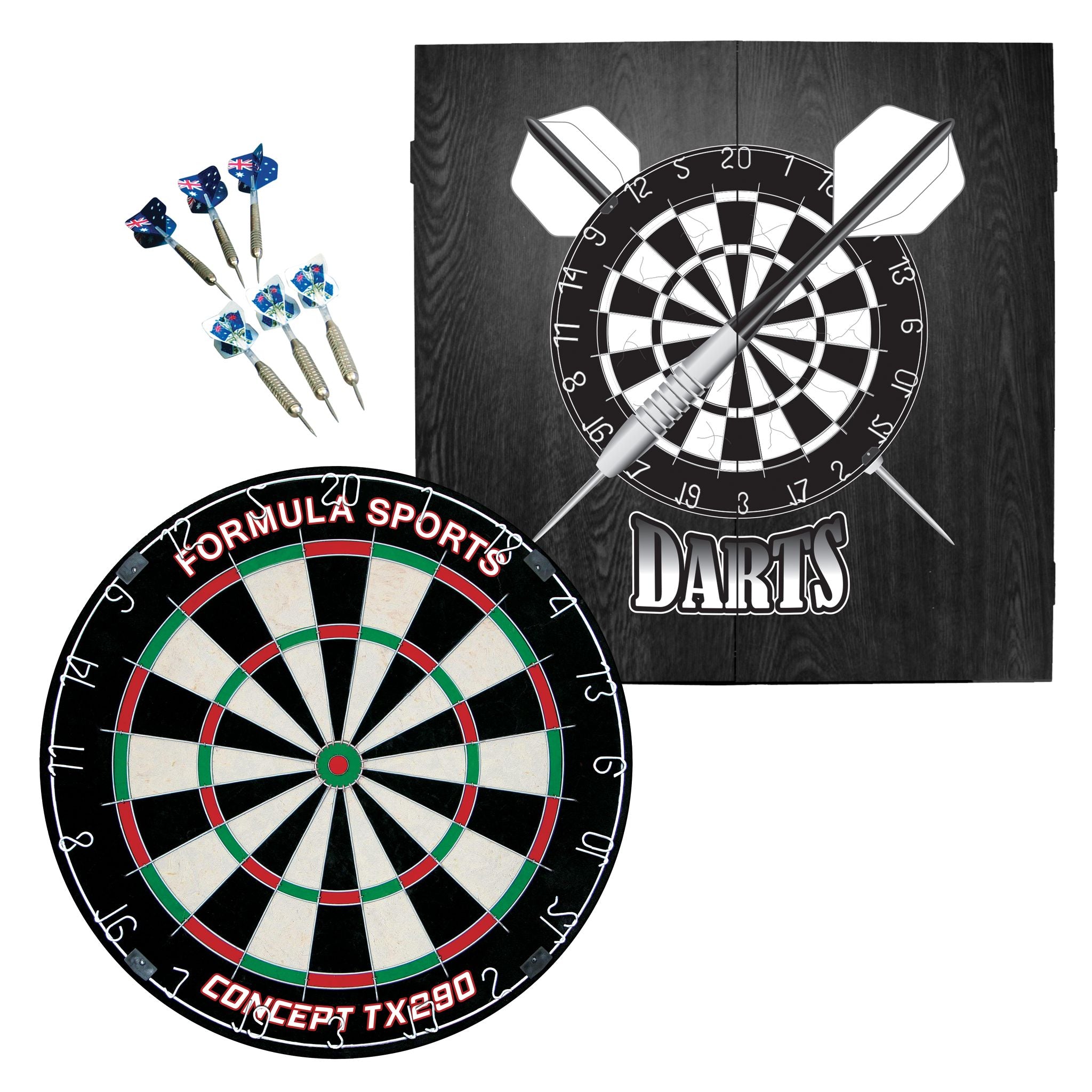 Formula Imperial Dartboard Cabinet Set