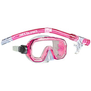 Land & Sea Kakadu Kids Silicone Snorkelling Set - Pink