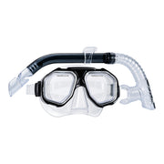 Land and Sea Dunk Island Mask and Snorkel Set - Black