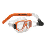 Land and Sea Clearwater Silicone Snorkelling Set - Orange