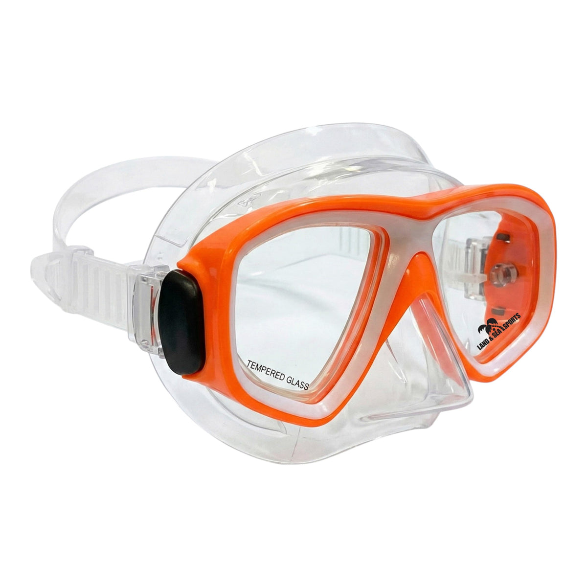 Land and Sea Clearwater Silicone Snorkelling Set - Orange