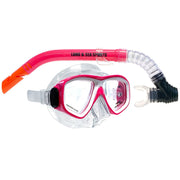 Land & Sea Clearwater Silicone Snorkelling Set - Pink