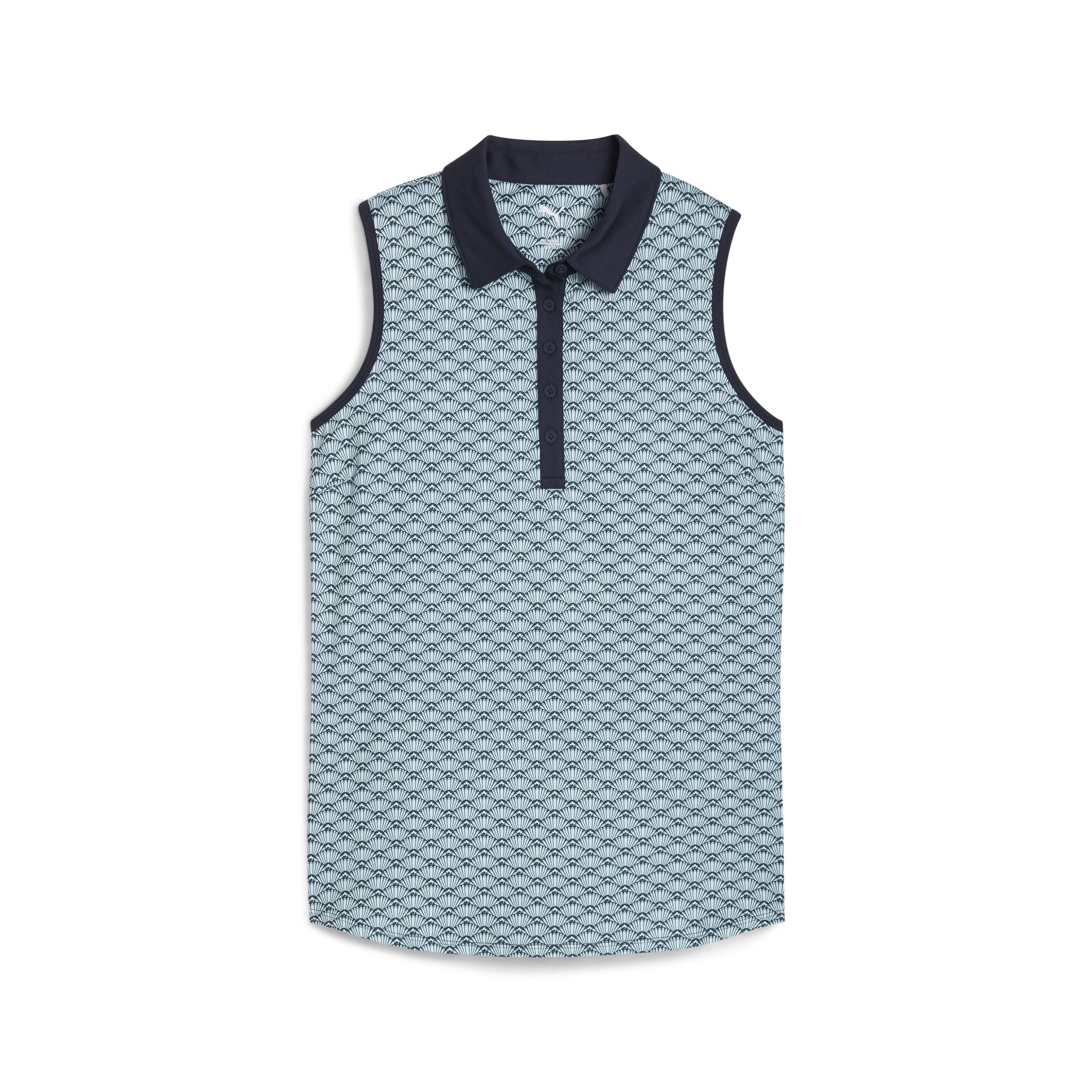 PUMA CLOUDSPUN Scallop Sleeveless Womens Golf Polo